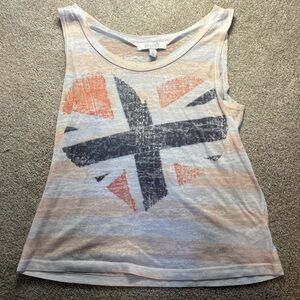 Delia’s Union Jack crop top